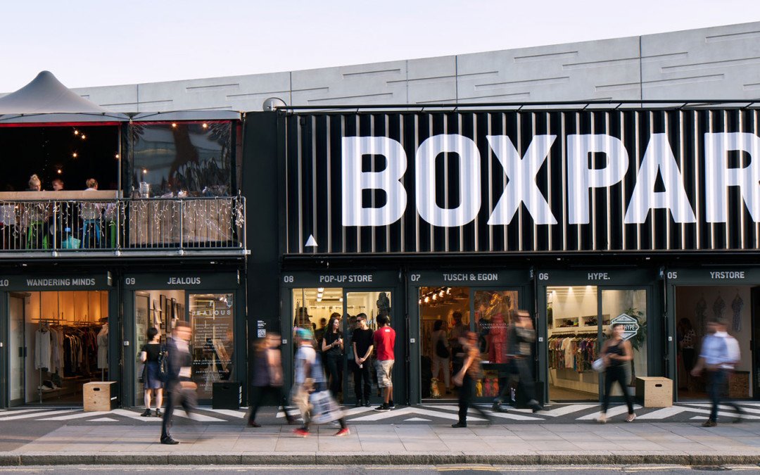 BoxPark, un centro comercial pop-up en el barrio más cool de Londres